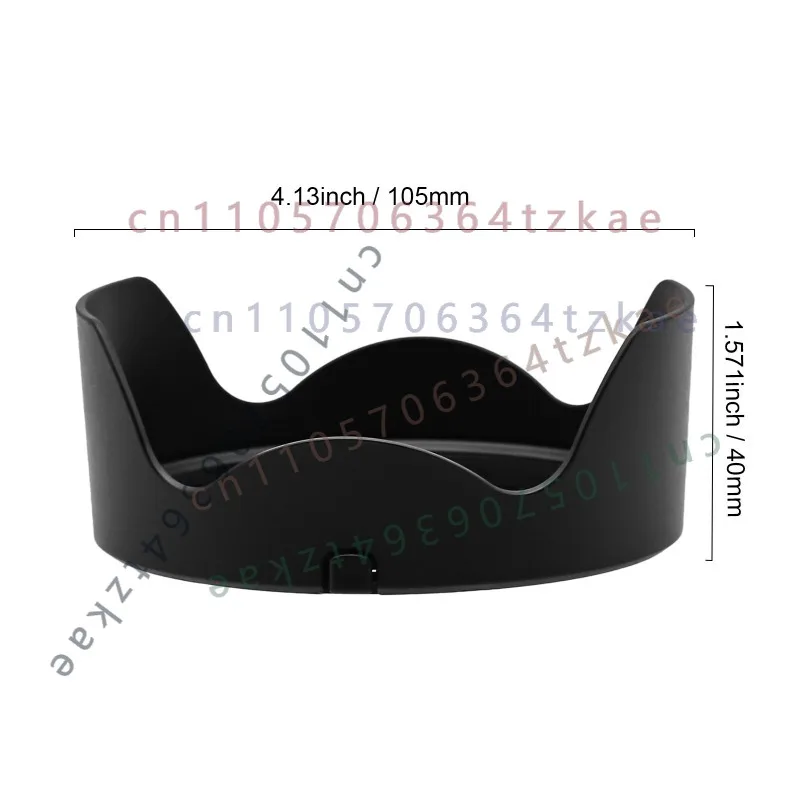 Plastic EW-88E Bayonet Lens Hood for Canon RF 24-70mm F2.8 L IS USM Camera Lens, Anti-flare Petal Lens Shade