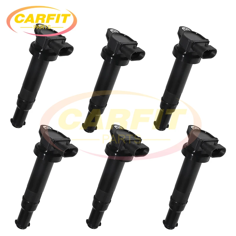 

6PCS 27301-3E100 273013E100 27301 3E100 UF-554 UF554 Ignition Coils For Hyundai Santa Fe 2007-2009 Kia Optima 2006 V6 2.7L