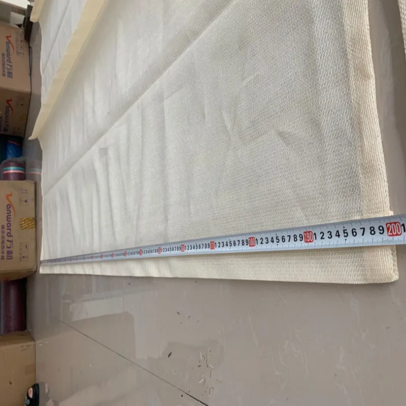 Customized 2 m width  x 3 M length Retractable Sliding Roof Wave Sun Shade Sail 185 gsm HDPE with UV protection material
