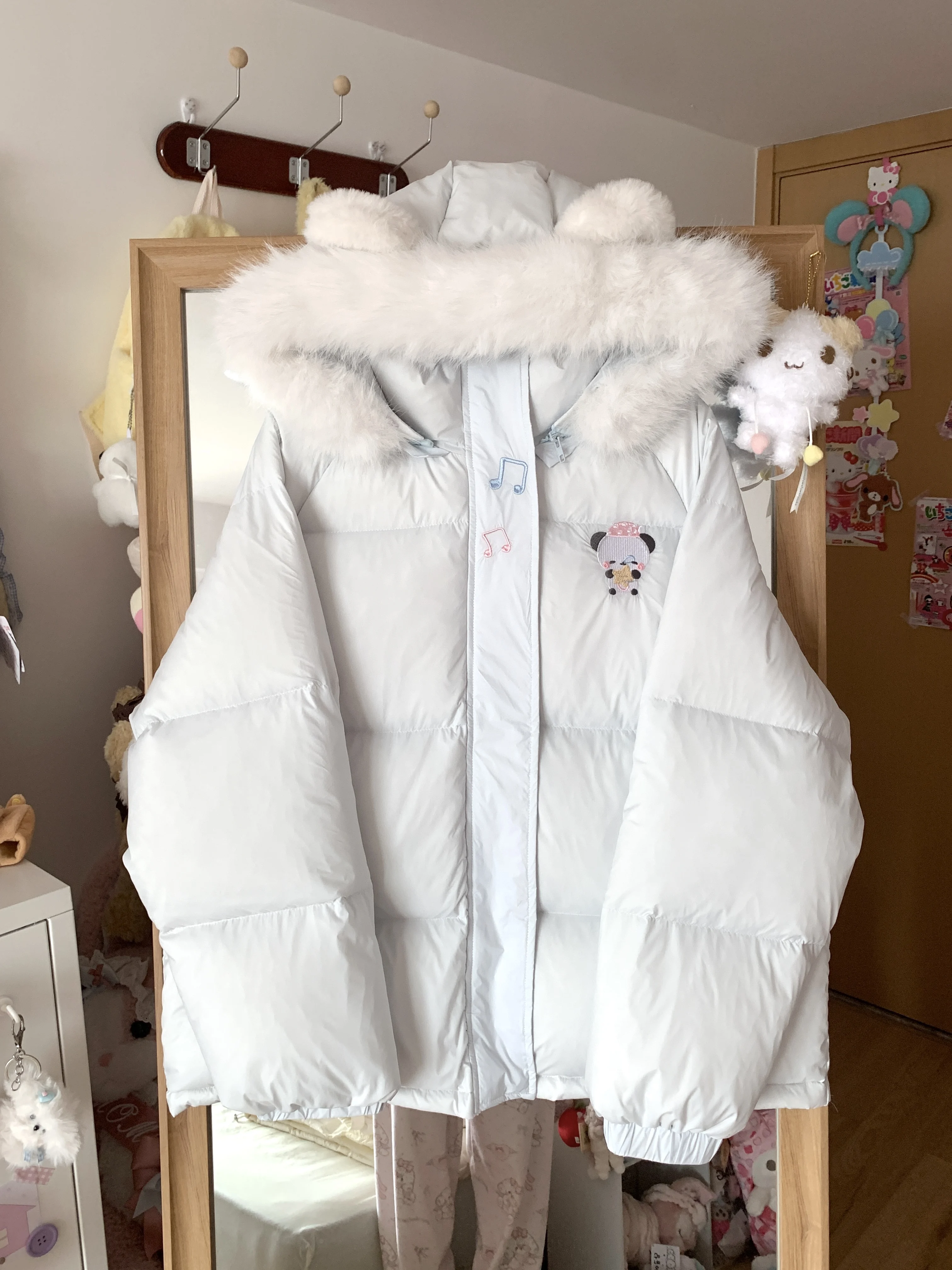 Originale giapponese morbida ragazza Kawaii Parka inverno nuovo 2025 studente caldo addensato Parka per le donne figlia quotidiano Y2k tuta sportiva