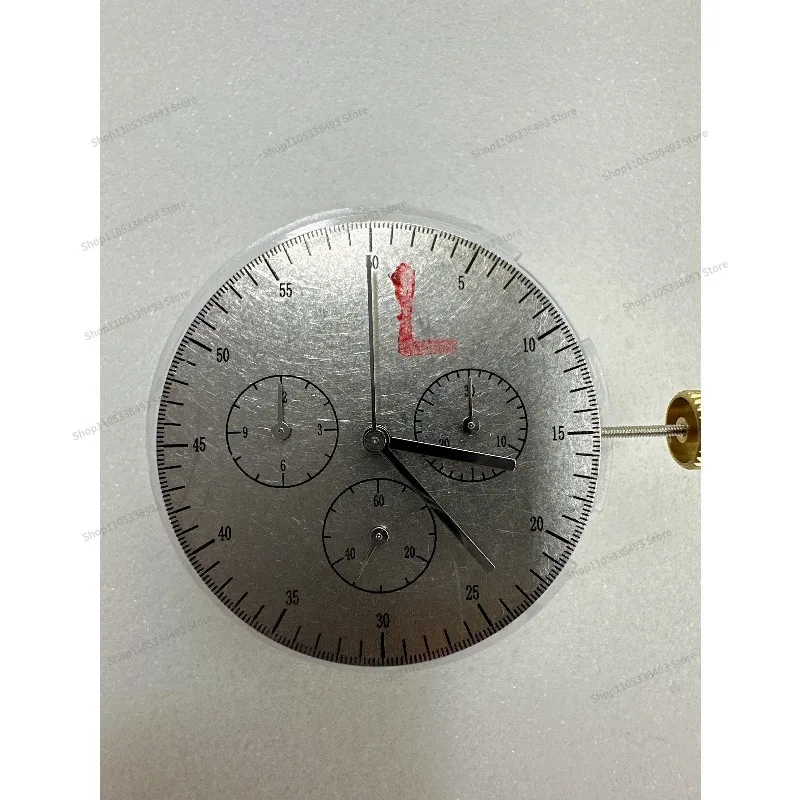 For 4131 Automatic Mechanical Watch Movement 6 Hands Chronograph 3/6/9 Sub‑Dial Dual Anti‑Shock Watch Repair Parts