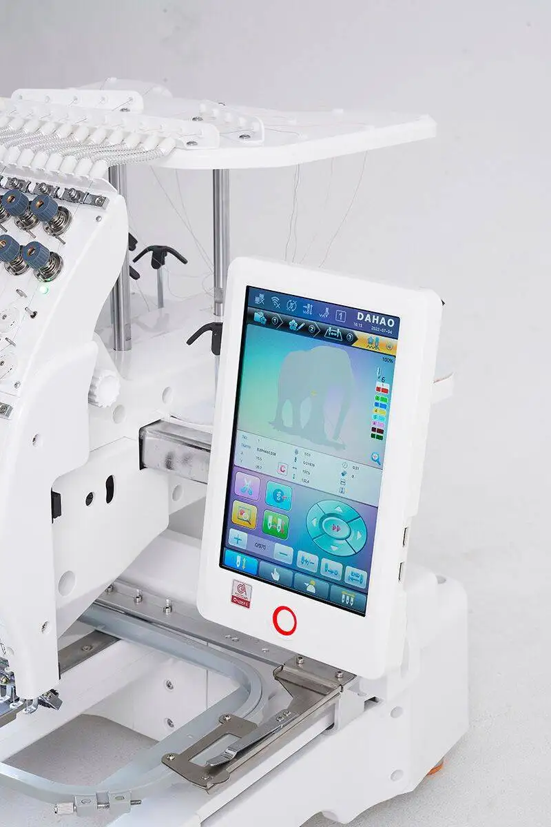 Yeshi 5 Years Warranty Lifetime Service Free Training Single Head Easy Operate High Quality Automatic Hat Embroidery Machine