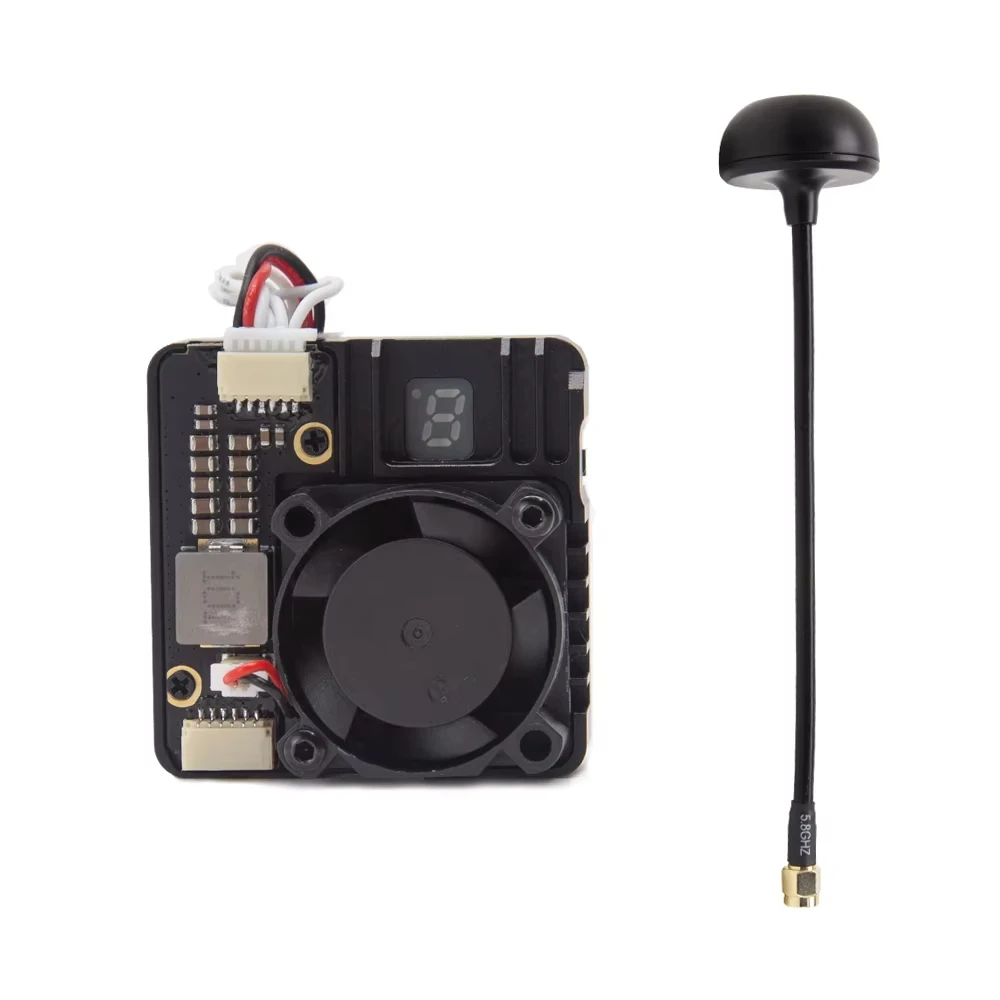 skyzone-49g-58g-25w-fpv-vtx-video-transmitter-tx2501-cnc-shell-25w-56ch-high-power-with-antenna-for-long-range-fpv-drone