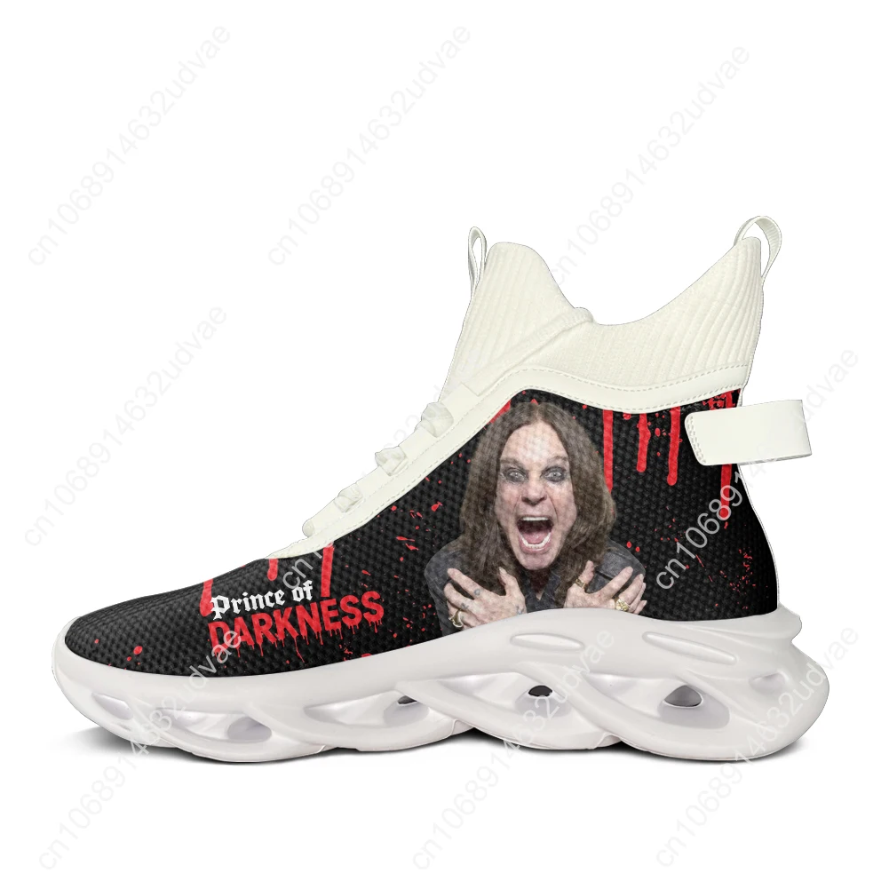 Ozzy Osbourne 1948-2025 High Top Running Shoes Mens Womens Casual Sneaker Back To The Beginning Custom Elastic Sole Shoe White