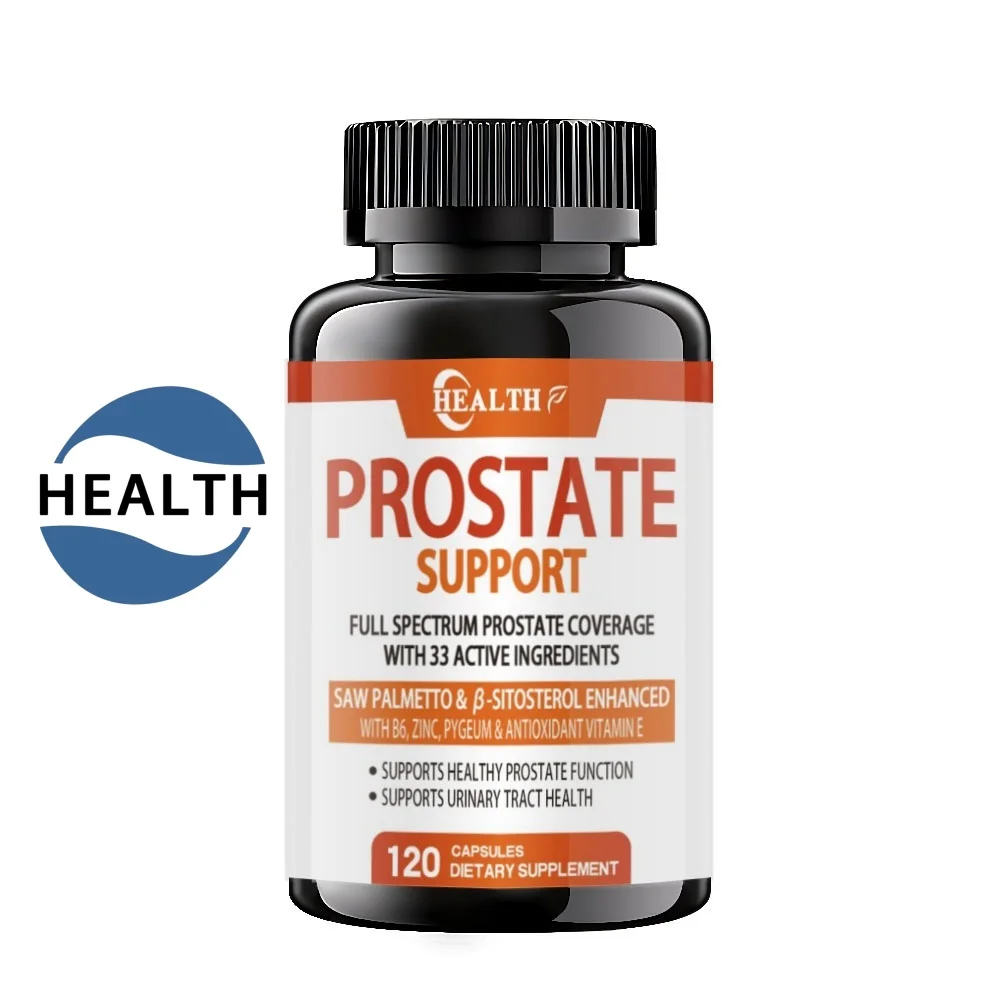 Premium Saw Palmetto Supplement with Antioxidant Vitamins for Prostate Support Urinary