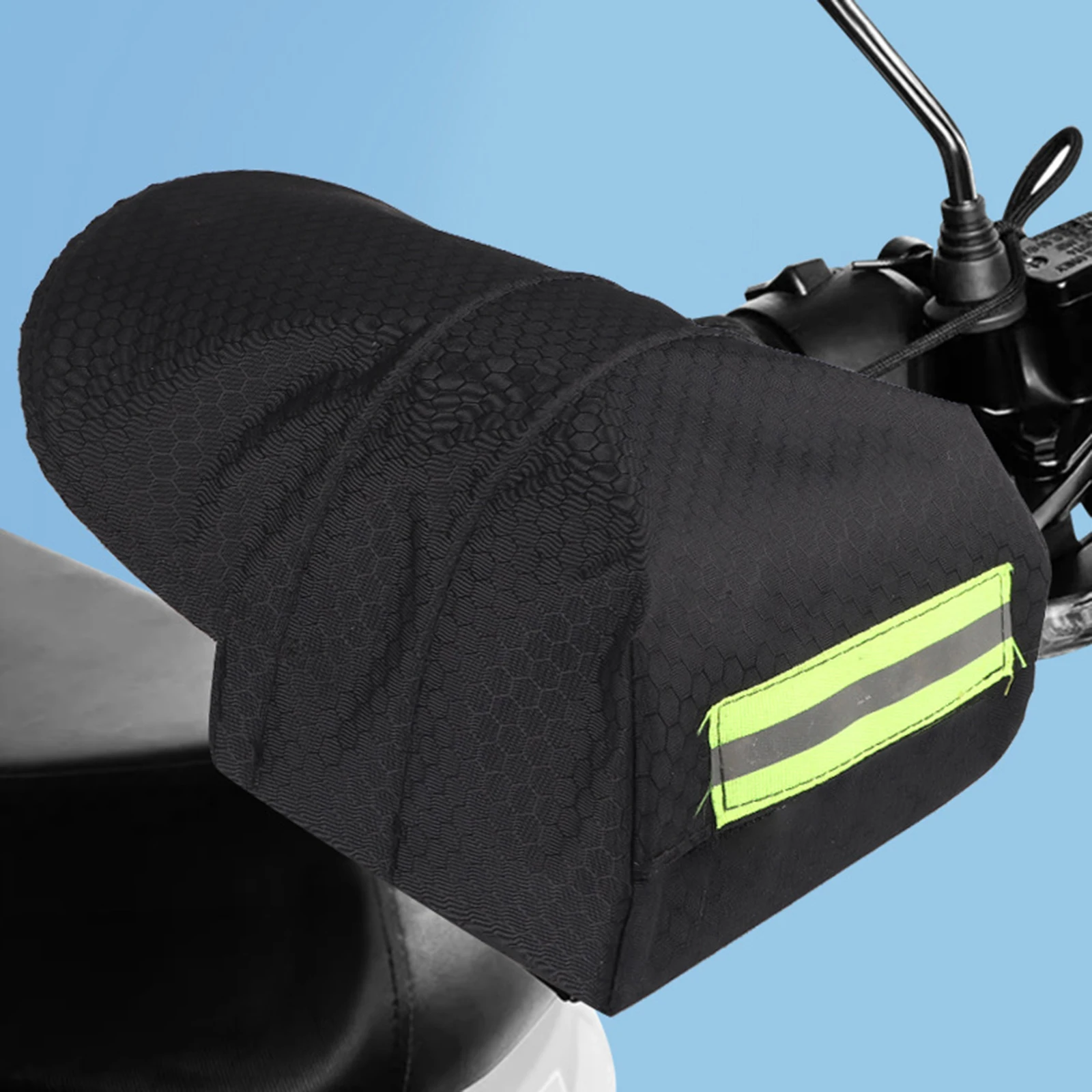 Breathable Handlebar Covers Sunproof for Summer Riding 3D Oxford Cloth Waterproof Muffs for Electric Scooter Bike Durable