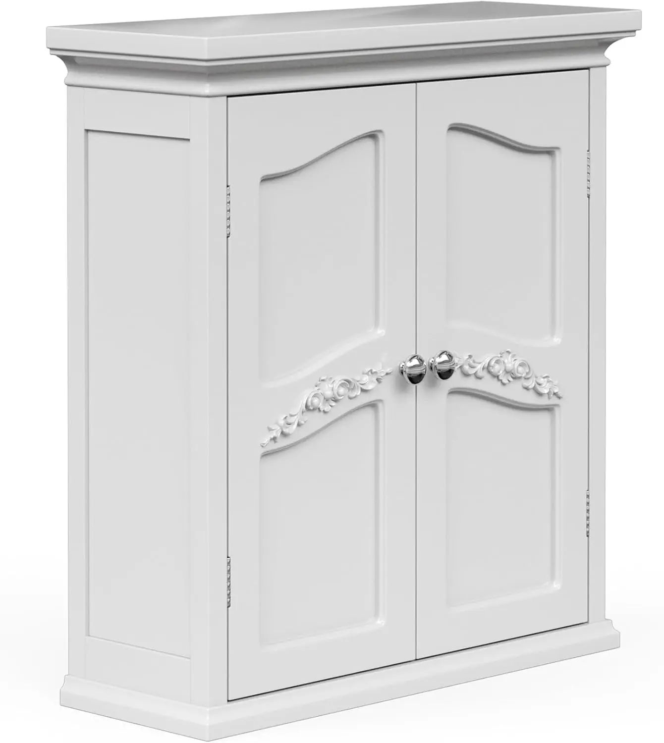 

Versailles 22.01 In. X 23.74 In. 2-Door Removable Wall Cabinet With Interior Adjustable Shelves For Storage Solutions In