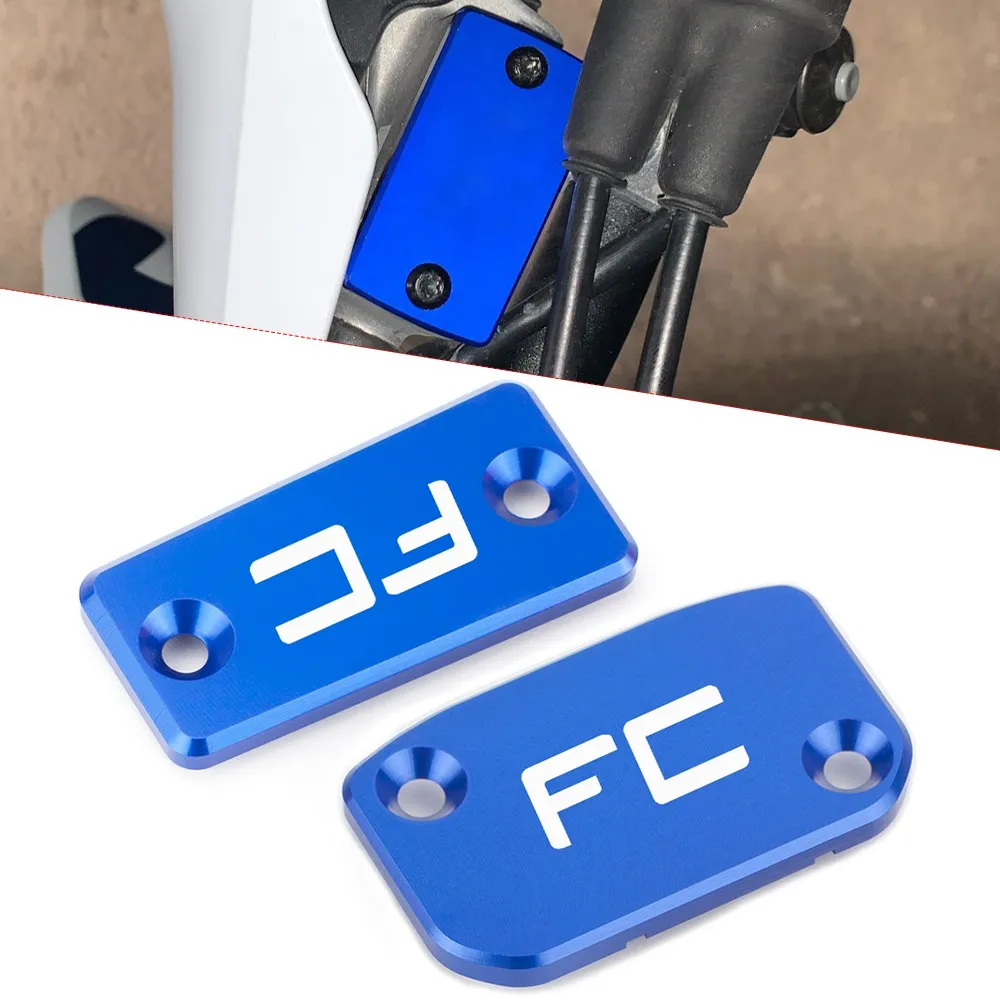 For Hus FC250 FC350 FC450 FX450 TC125 TC250 TX300i 2021 2022 Motorcycle Front Fluid Oil Brake Reservoir Cover Cap