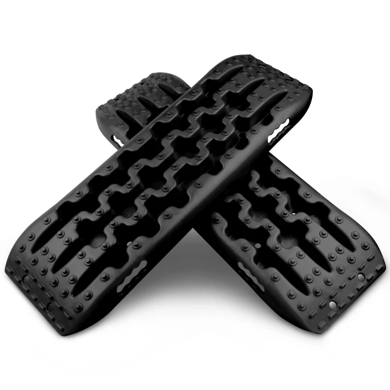 

91CM Black 10T 20T Recovery Track Offroad Snow Sand Track Mud Trax Self Rescue Anti Skiding Plate Muddy Sand Traction Assistance