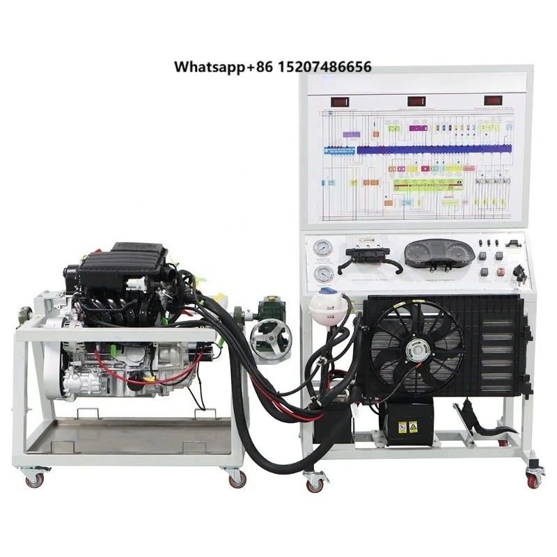 Educational Automotive Training Bench Auto Engine Running and Disassembling Trainer Educational Training Equipment