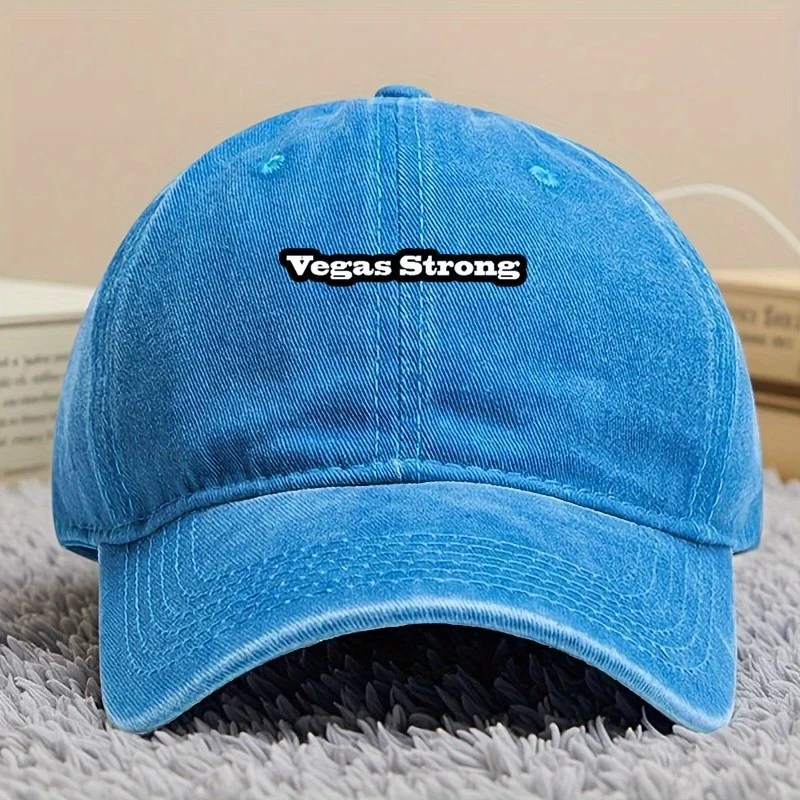 قبعة بيسبول تذكارية قوية من لاس فيغاس، قبعة بيسبول بنمط مطبوع للرجال والنساء، متوافقة مع الصيد والسفر في الهواء الطلق