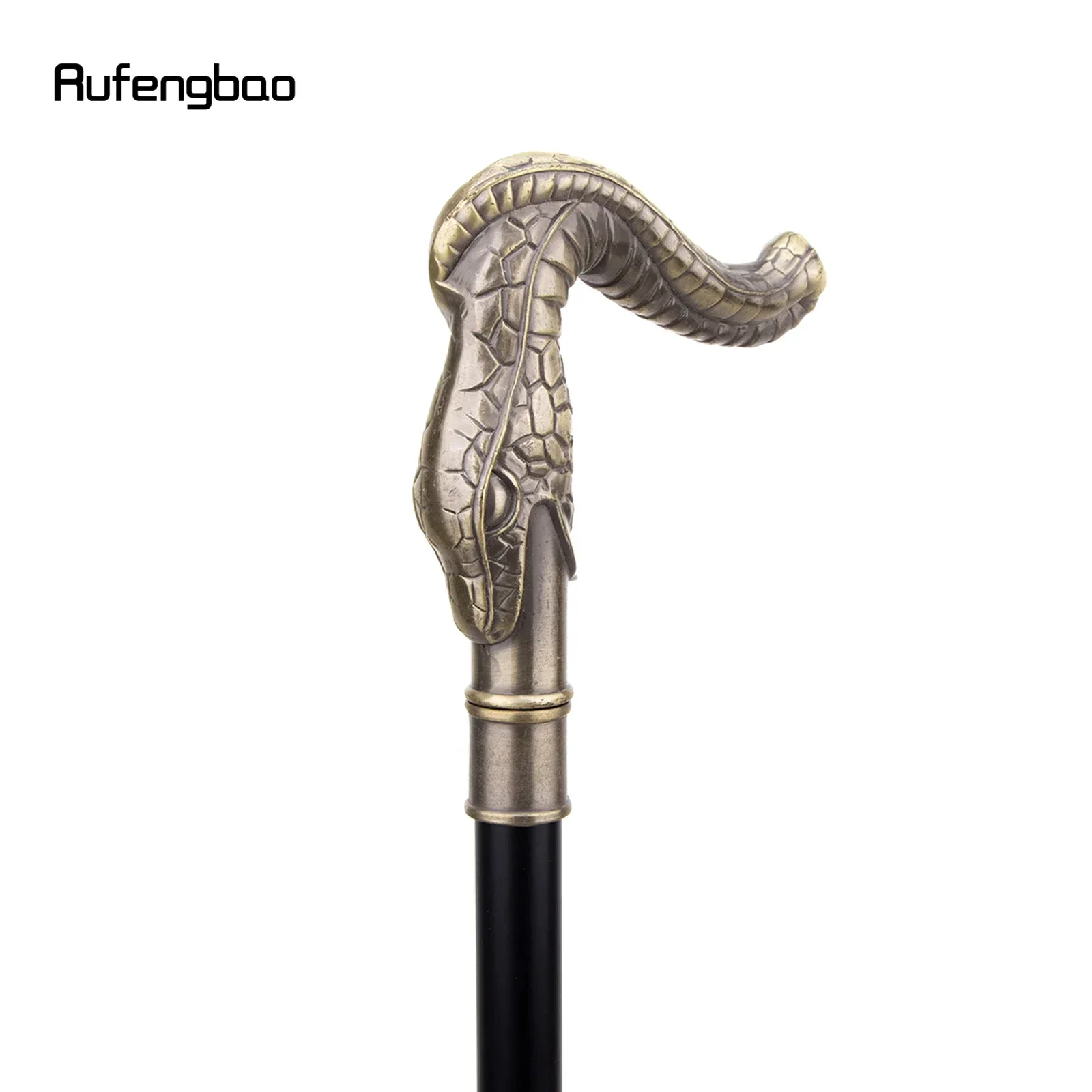 النحاس الأفعى موضة عصا للمشي ديكور مصاص دماء تأثيري خمر حفلة عصرية عصا للمشي هالوين Crosier 93 سنتيمتر