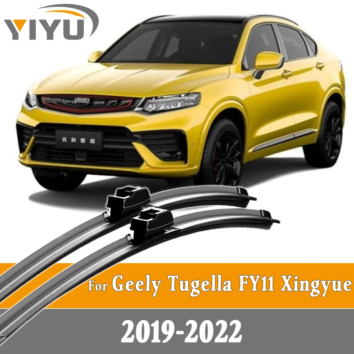 Auto-Frontscheibenwischerblätter für Geely Tugella FY11 Xingyue 2019-2022 Windschutzscheibenbürsten Zubehör