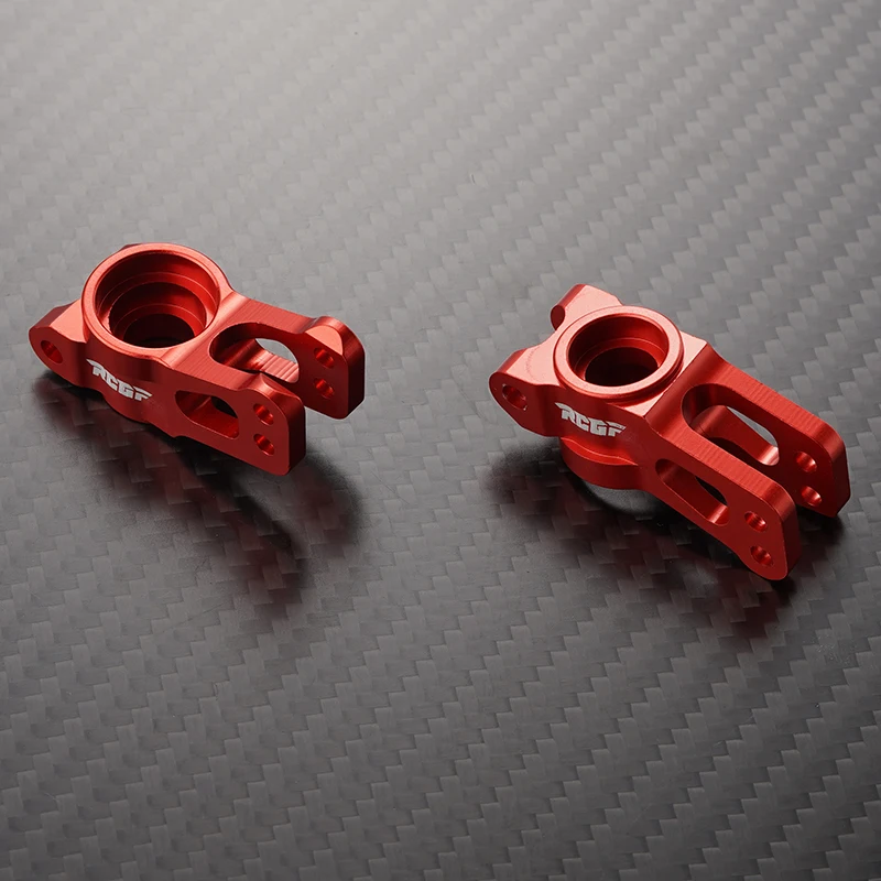 RCGOFOLLOW 2pcs Aluminum Alloy Wear Resistant Rear Hub Carrier For 1/10 Rear Hubs LSOi Lasernut U4 RC Car Part Green