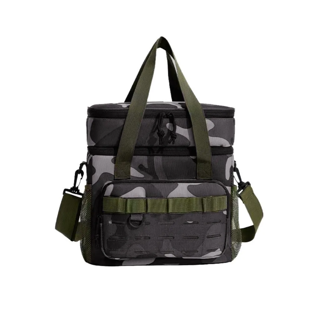 Portable Picnic Bag Fresh-keeping Oxford Cloth Lunch Bag Large Capacity Insulated Food Bag Camping