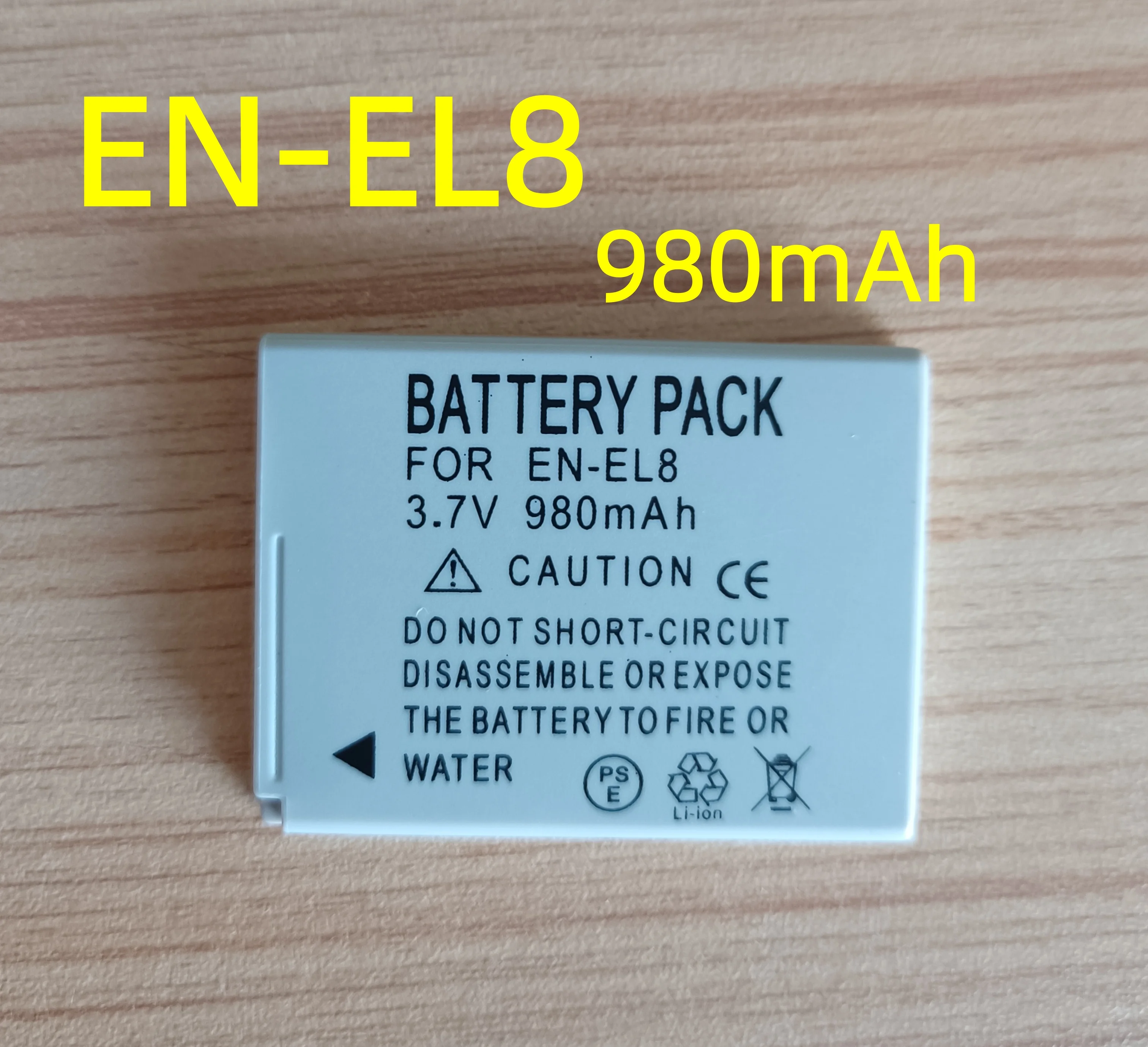 980mAh EN-EL8 EN EL8 بطارية الكاميرا أو شاحن لنيكون COOLPIX P1 P2 L1 L2 S1 S2 S3 S4 S5 S6 S7 C S8 S9 S51 S50 S52 البطارية #1