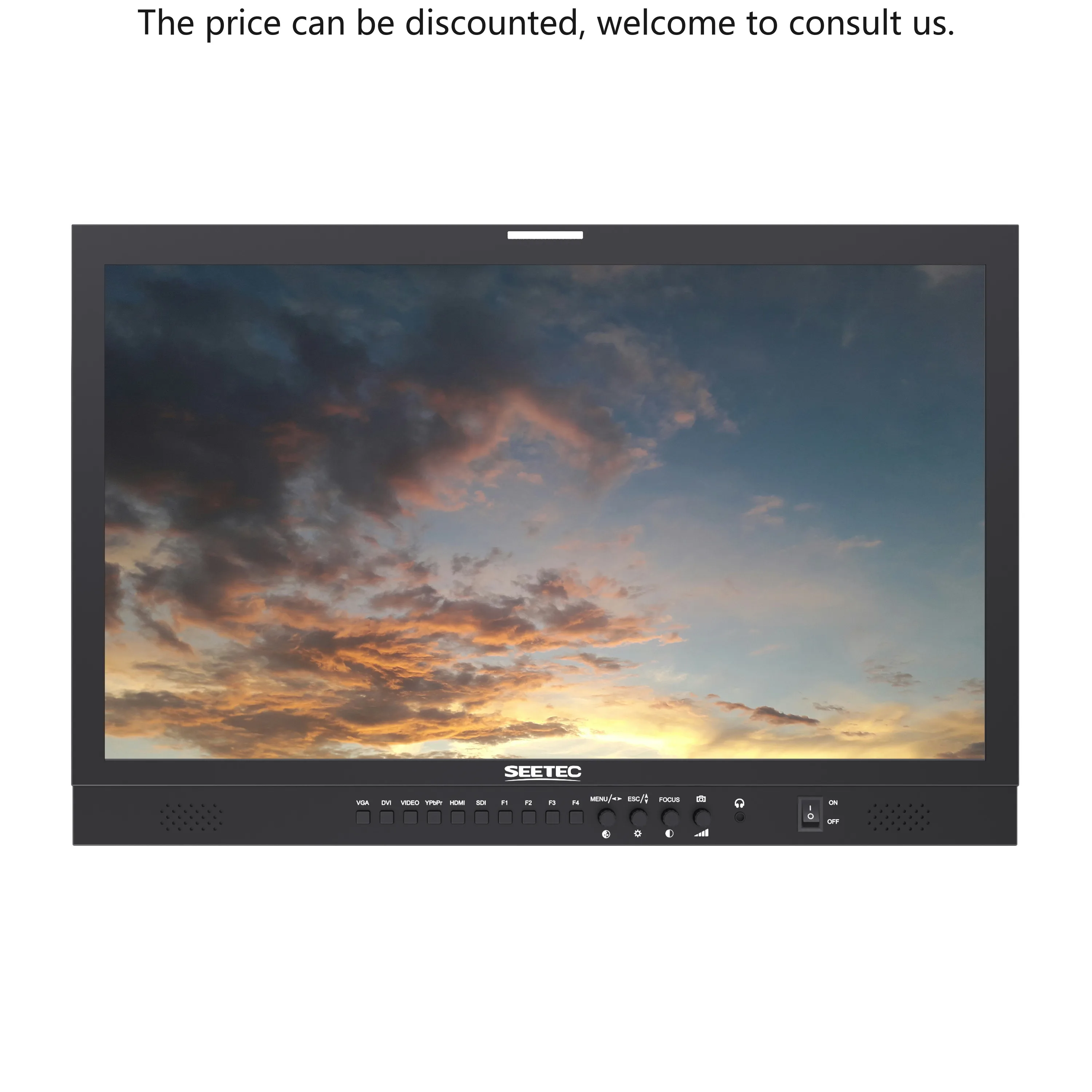 شاشة SEETEC P238-9HSD بث LCD مقاس 23.8 بوصة FHD IPS، 3G-SDI/4K HDMI Pro، سعر المصنع بالجملة، شعار مخصص OEM #1