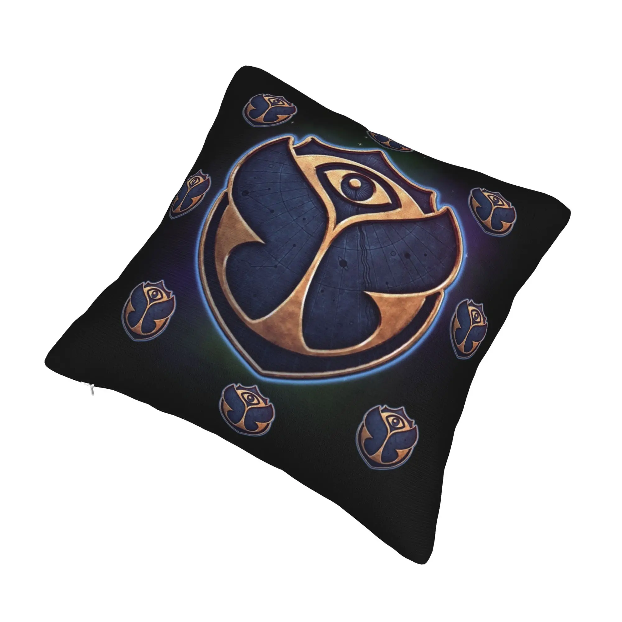Tomorrowland Nordic Throw Pillow Cover Decoration Belgian Electronic Dance Music Festival Chair Cushion