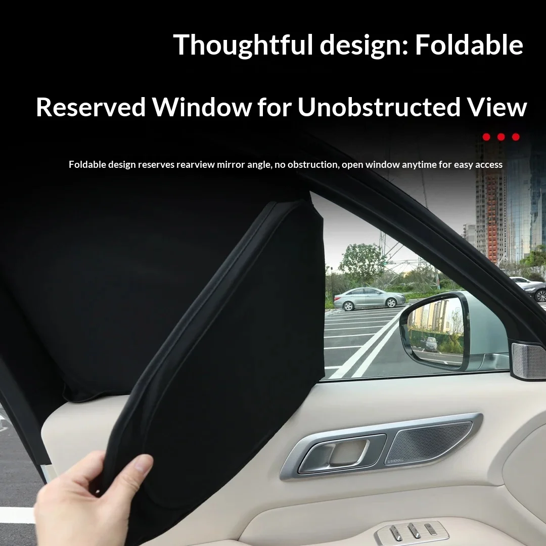 For Denza N8 N8L N9 Z9 Z9GT D9 Zero‑light Blackout Privacy Sunshade Heat‑Insulated Camping Window Sun Shield Auto Accessories