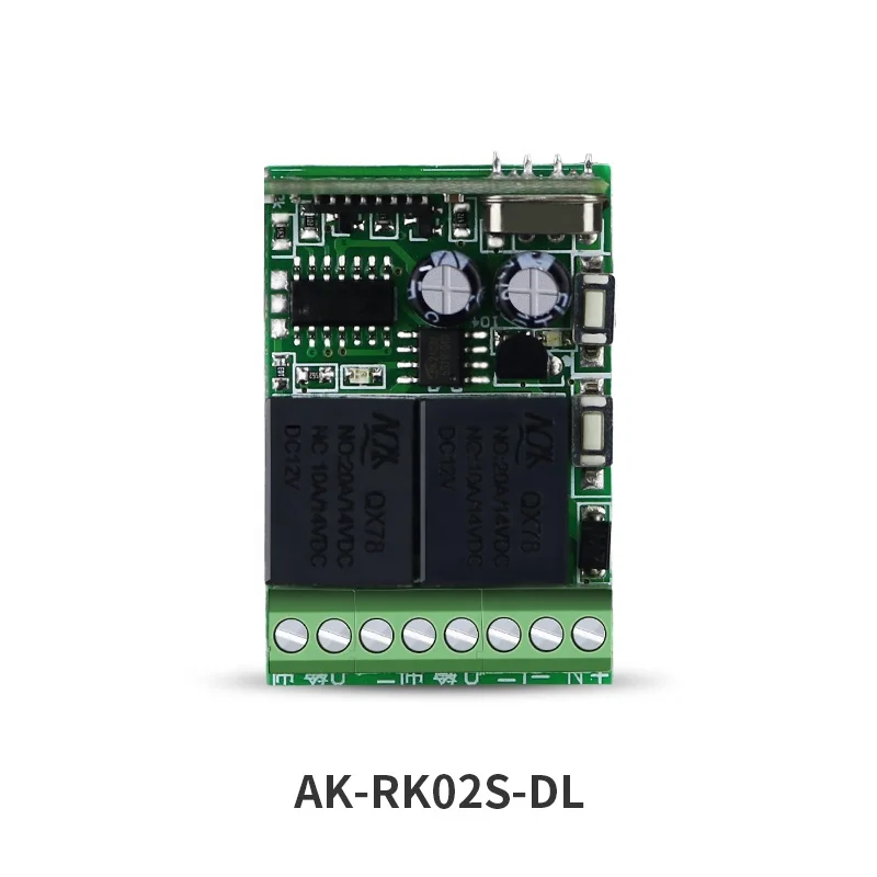 DC12V 2 Channels Mini Independent Control Universal LED Light Security Monitoring RF Wireless Remote Control