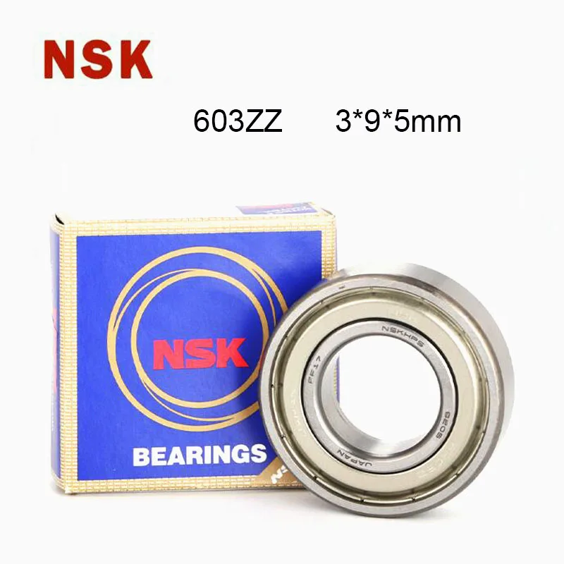 

Japan NSK 603ZZ Bearing ABEC-7 ( 5/10 PCS ) 3*9*5 mm High Speed Miniature 603Z Ball Bearings 603 ZZ 603 2Z Bearing