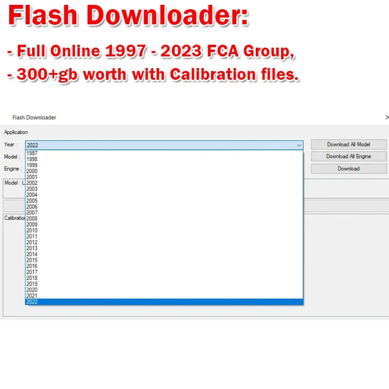 2024 CDA 6.15.188 CDA6 Engineering Software Work with MicroPod 2 for FLASH Downloader AND VIN EDITING for DODGE/CHRYSLER /JEEP