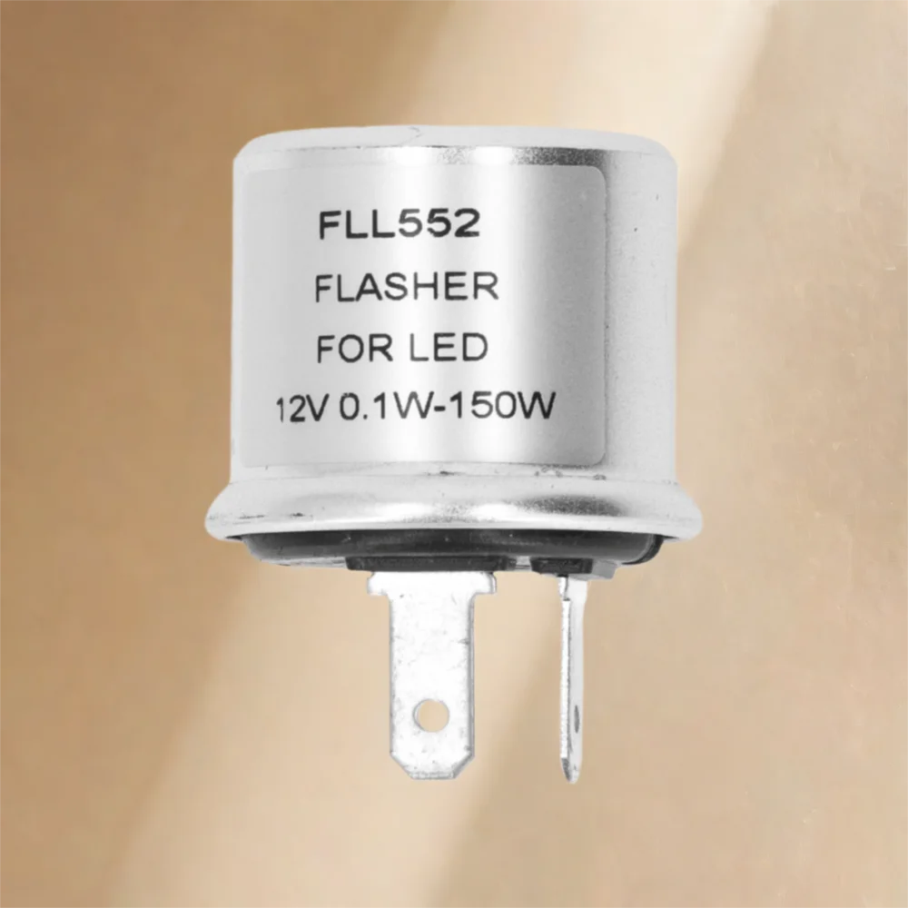 

Низкое энергопотребление FLL552 Светодиодное реле мигалки 12 В Алюминиевый корпус Светодиодная мигалка 150 Вт 2-контактная светодиодная мигалка для автомобилей