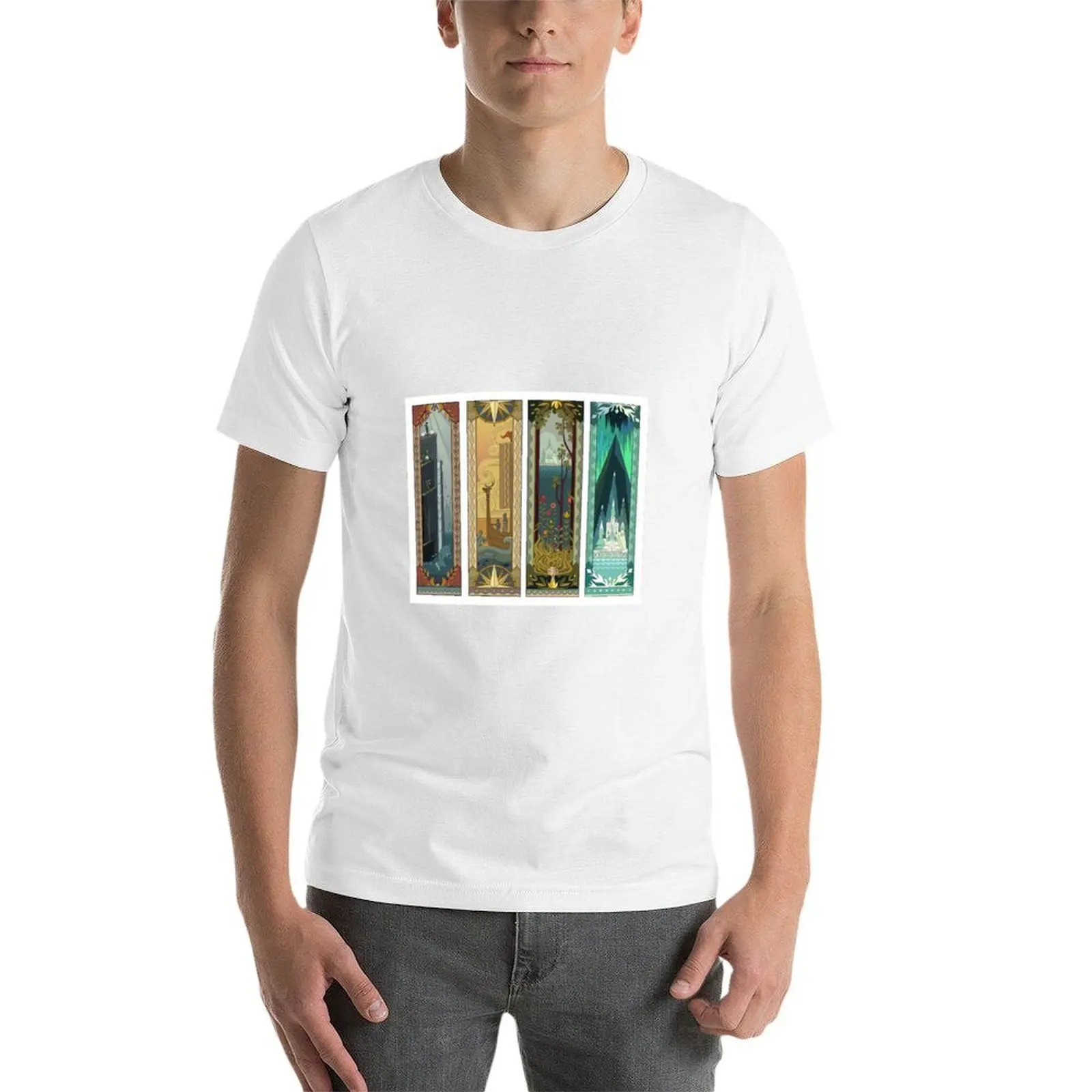 Seasons of Arendelle T-Shirt man t shirt graphic man t shirt cotton t shirt custom print T-Shirt