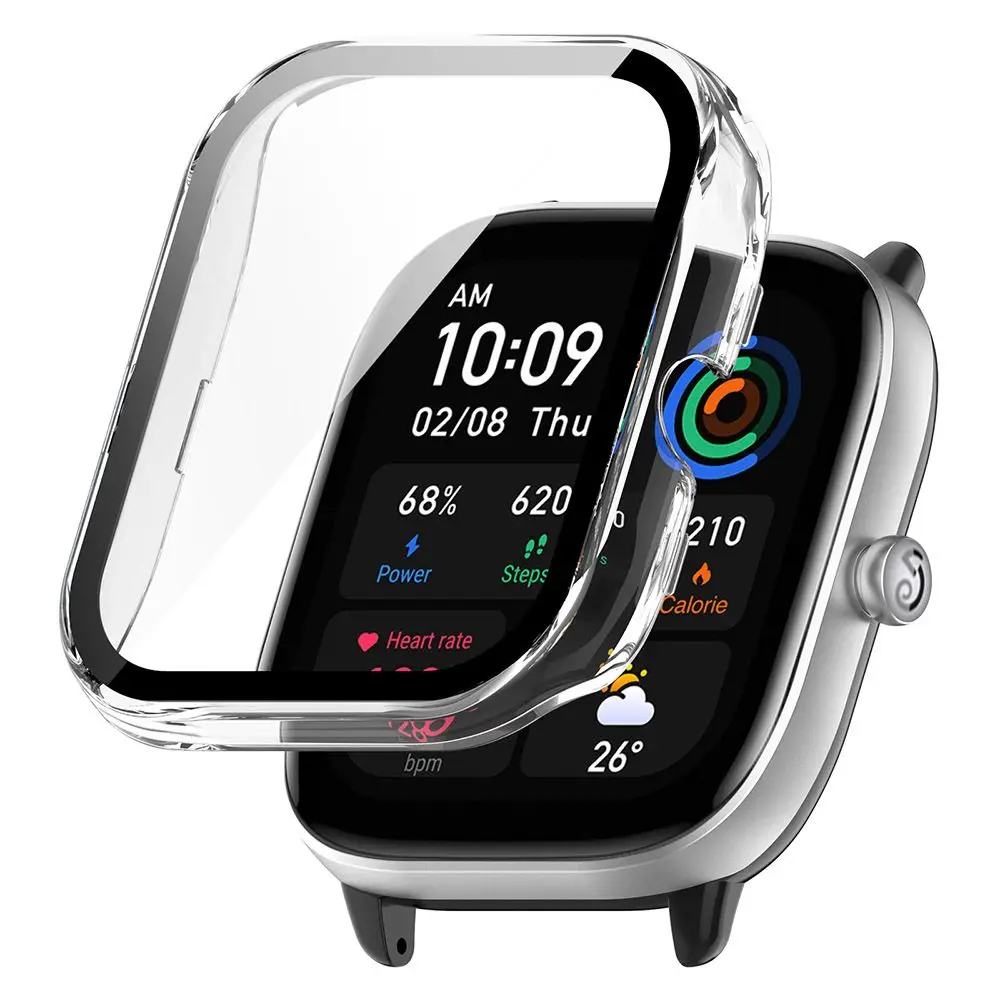 Smart Watch Screen Protector Cover For Amazfit GTS 4 Mini PC Case+Tempered Glass for Huami Amazfit GTS4 Mini Bumper Shell