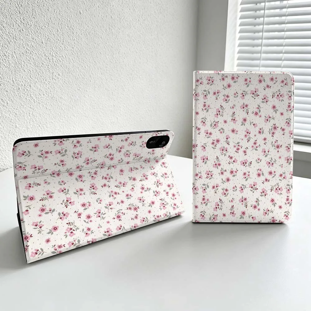 Minimalist Small Floral Print Cover For Xiaomi Redmi Mi Pad 8 7 6 5 4 2 SE K Pro Max Ultra Poco Pad Soft Inch Tablet Case