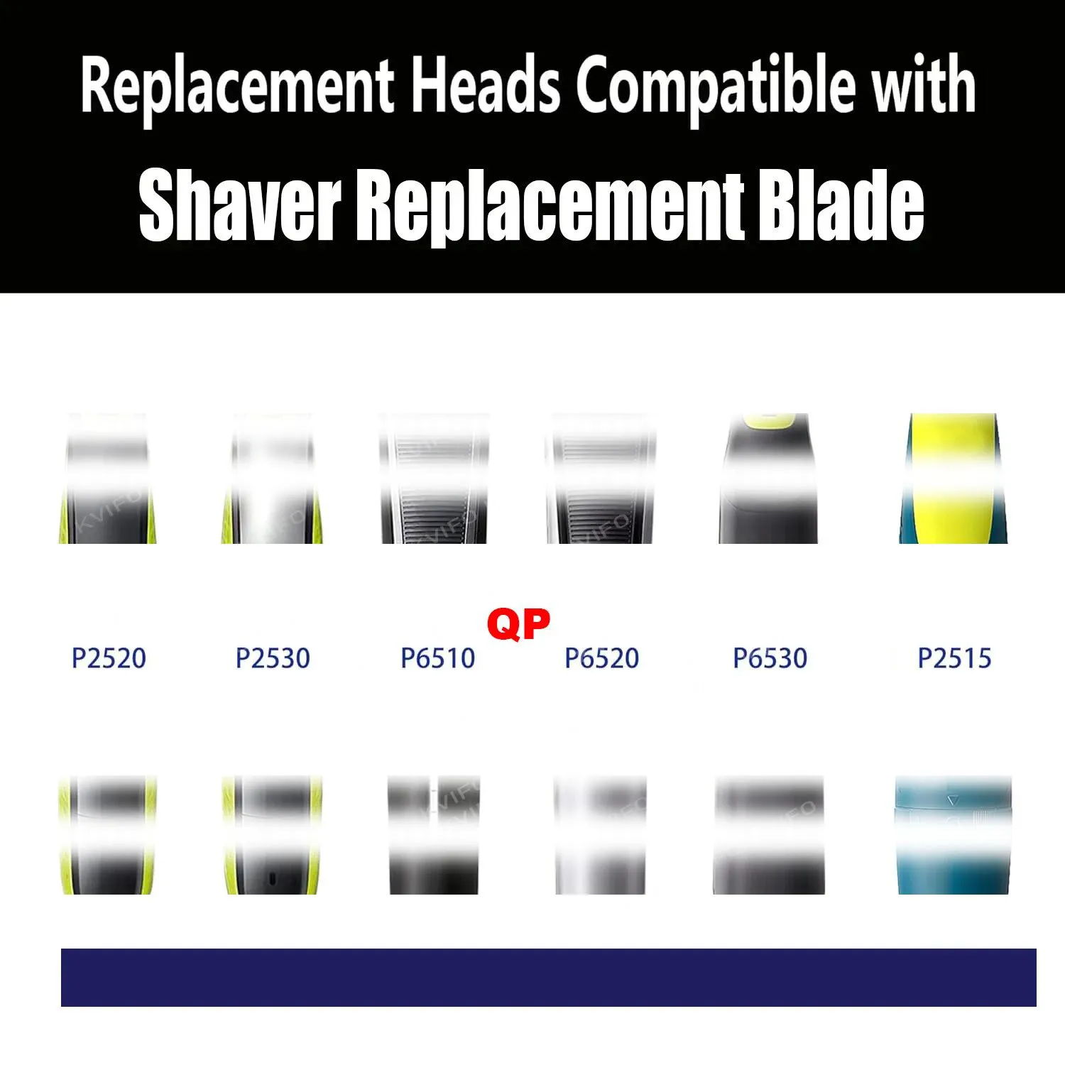 360 Shaver Replacement Blade Compatible One Blade QP/2520 QP/2630 QP/2515 QP/6510 QP/6520 QP/6531 QP/2724 Electric Beard Trimmer