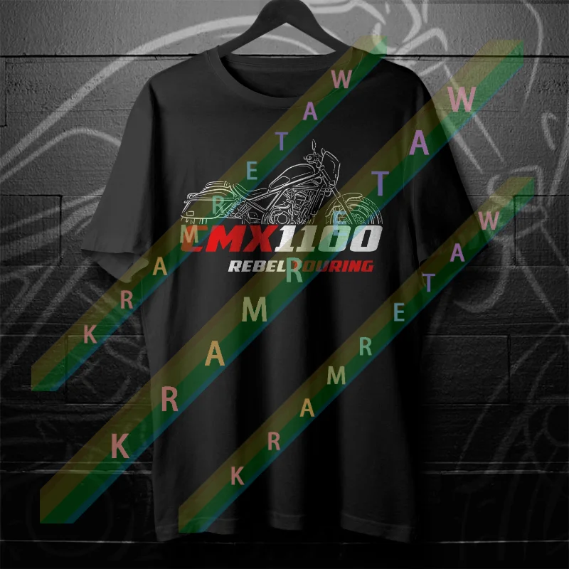 2025 summer H Hondas Men T Shirt Casual CMX1100 Rebel 2021-2024 Motorcycle T-shirt Graphic Summer 100% Cotton Cool Tee S-3XL