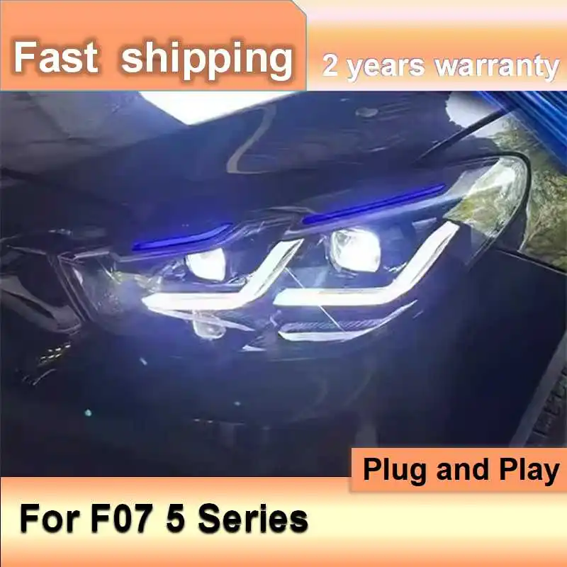 

Car Accessories for BMW F07 Head Lamp 5 Series Head Light GT 5GT DRL Turn Signal High Beam Projector Lens