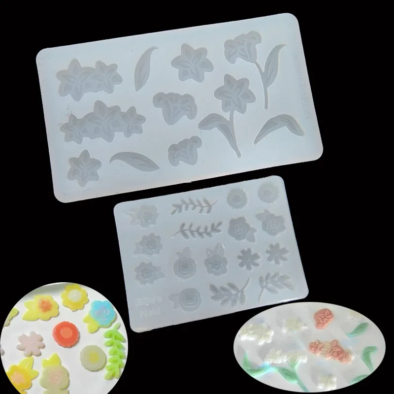 

DIY силиконовая форма для эпоксидной смолы в форме цветка лилии силиконовая форма ювелирный инструмент ювелирные аксессуары