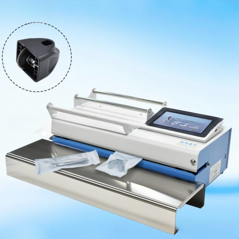 

Dental sterilization bag sealing machine Automatic double-line printing sealing machine with cutting function sealing