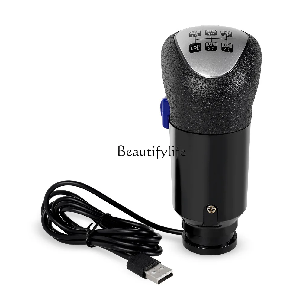 

*Cross border, racing game emulator shifter for G29 G27 double button high and low gear head