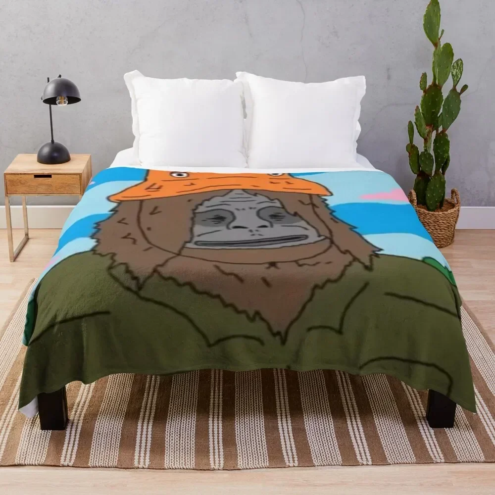 Sassy The Sasquatch Throw Blanket for babies Warm Blankets