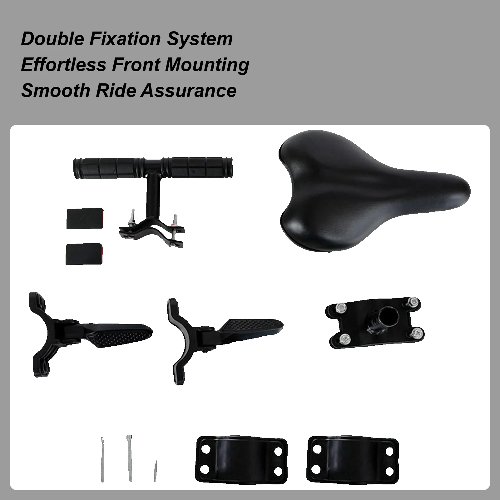 

Bike Seats For Kids Bike Seats Cushion With Foot Pedals For Toddler Riding Supplies Easy Install Cycling Saddle For Kid Boys