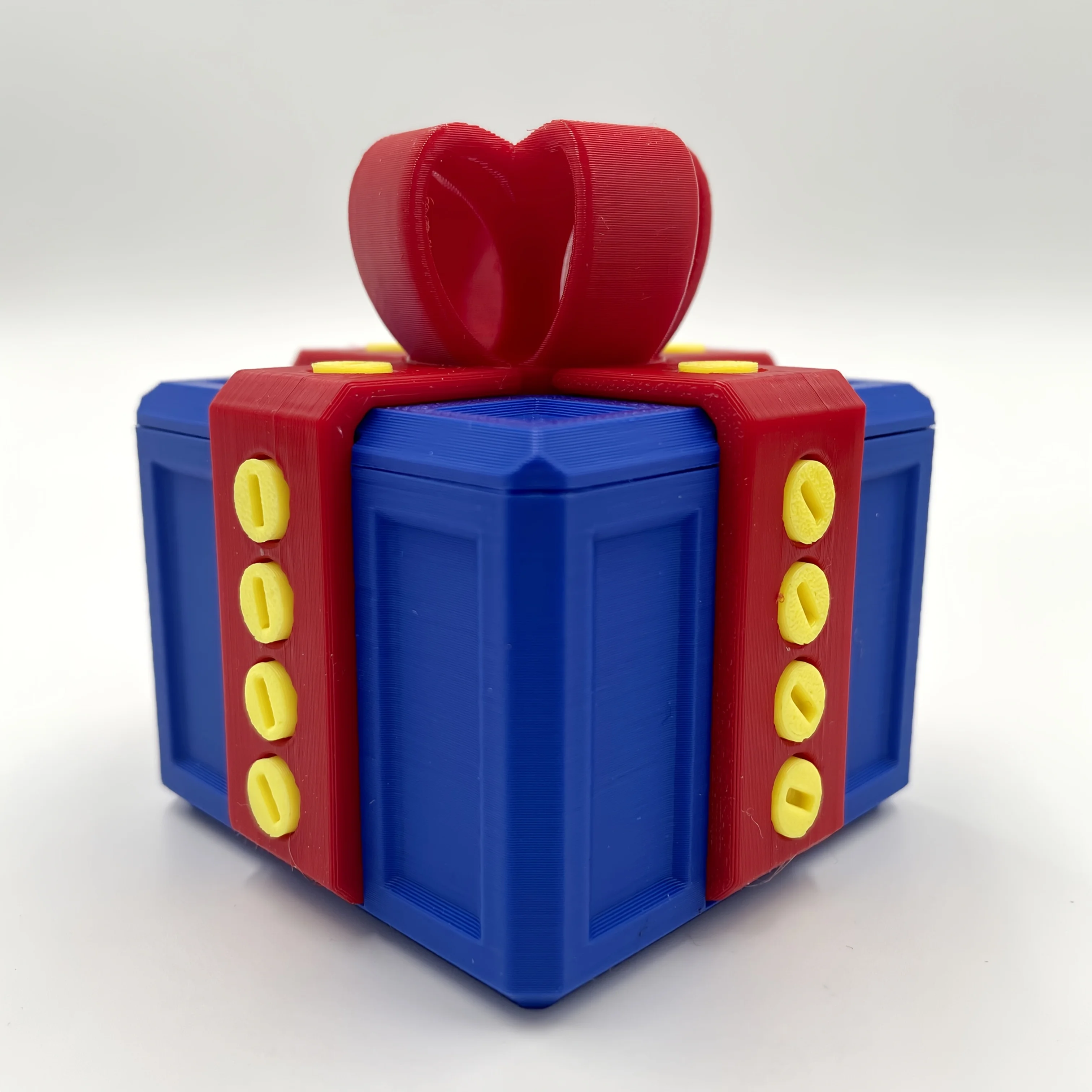 صندوق هدايا ممتع ثلاثي الأبعاد مع مسامير بلاستيكية ألغاز هندسية تفاعلية هدية جديدة لتزيين حفلات أعياد الميلاد وأعياد الميلاد #5