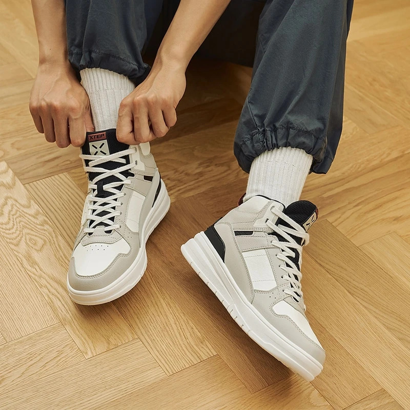 Xtep Skateboarding Shoes For Women 2023 Autumn Comfortable Skate Shoes Wear-Resistant Street Style Outdoor Shoes 977318310066