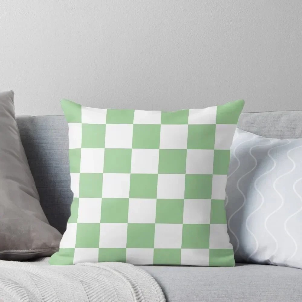 

Large Mint Checkerboard Pattern Throw Pillow Covers For Sofas Anime pillow cover luxury pillow
