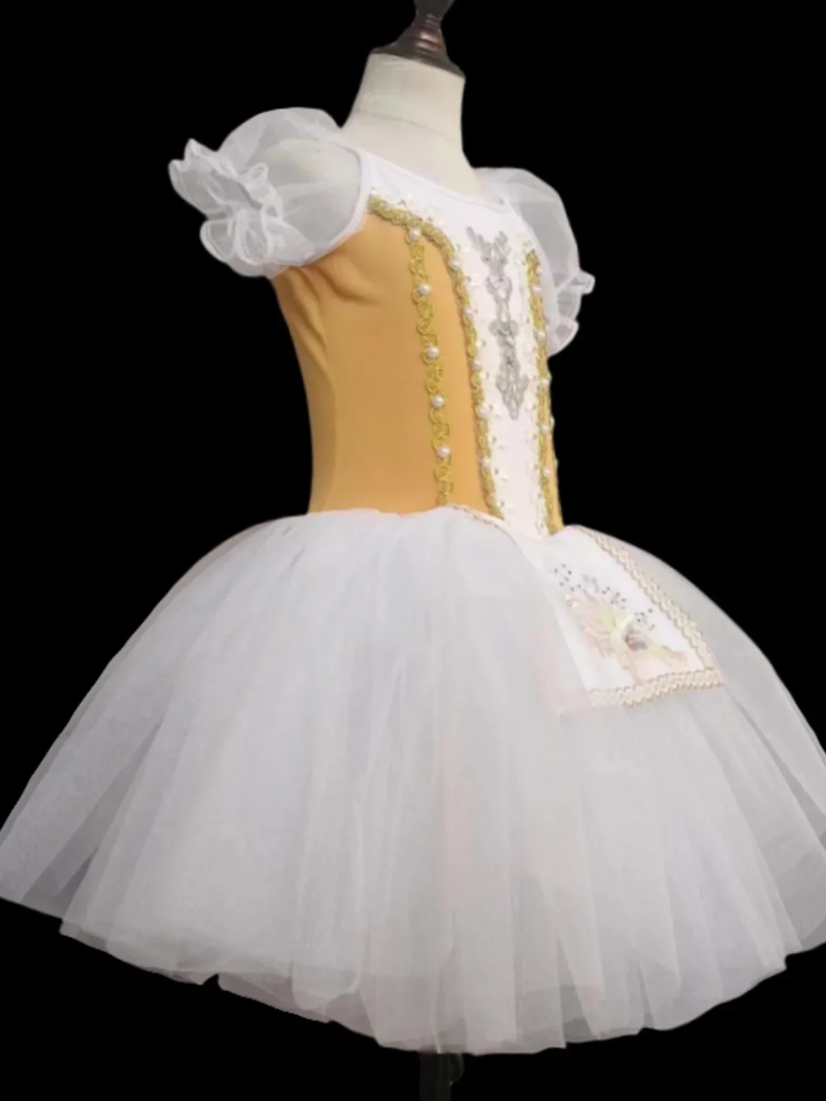 Jupes Tutu de Ballet pour enfants, Costume pour filles, vêtements de spectacle Giselle, Costumes de danse du lac des cygnes, robe de ballerine