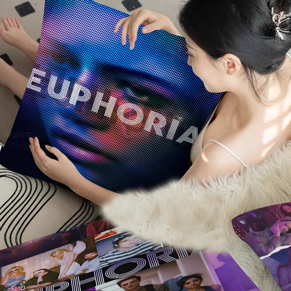 Euphoria TV Show Pillow Cover Sofa Cushion Cover Home Room Decoration Children Gift