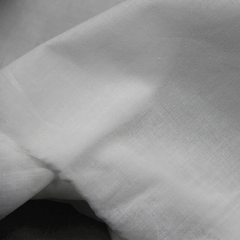 3/5/10M Plain White Cotton Lining Fabric Muslin 100 Cotton Gauze By the Meter