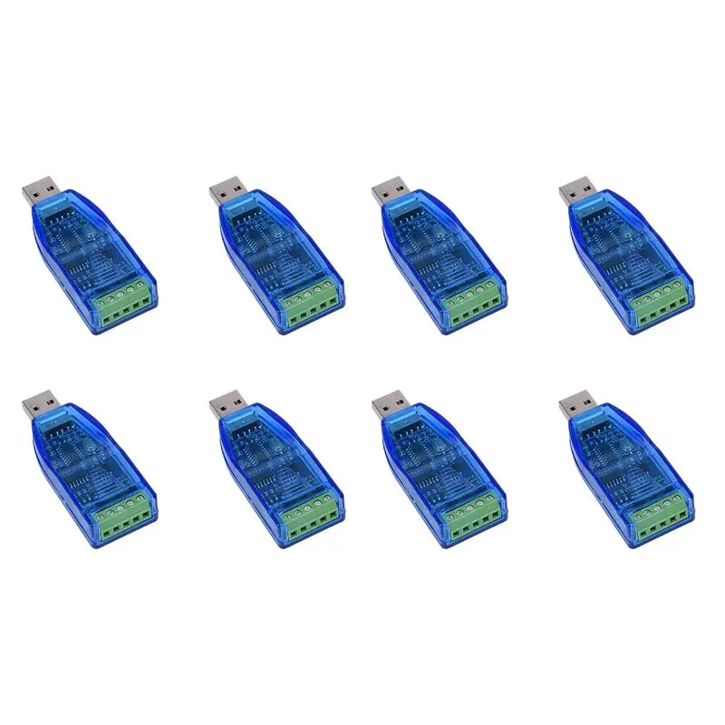 QWE-8X USB To RS485 Communication Module Bidirectional Half-Duplex Serial Line Converter