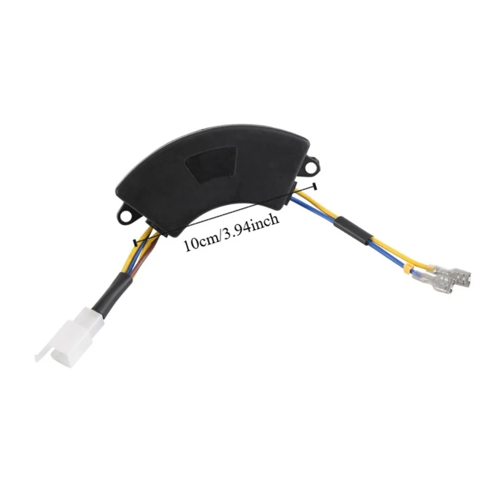 弧形自動電圧レギュレータ 2KW-3KW 黒電圧レギュレータ整流器耐久性のある 220μF 250V 電圧安定器オートバイ