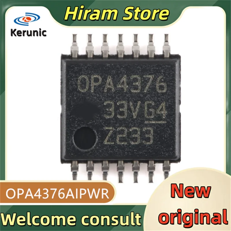 5PCS OPA4376 New and Original OPA4376AIPWR OPA4376AIP OPA4376A 4376