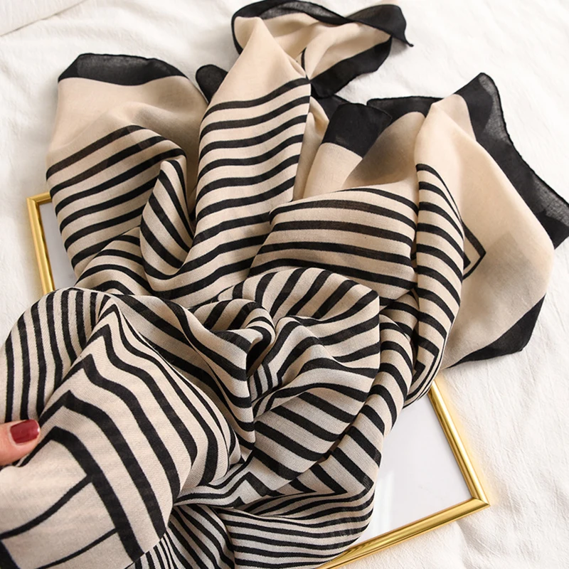 2025 جديد منقوشة القطن الباشمينا شال سيدة التفاف أوشحة شتوية دافئة الخريف تصميم طباعة الإناث فولارد الشاطئ الشالات الحجاب الفاخر #6