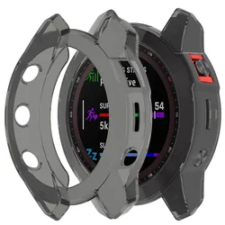 Soft TPU Protector Case for Garmin Fenix 7 7S 7X Pro 6 6S 6X Pro 5 5S 5X Plus Transparent Protective Case for Garmin watch Slim