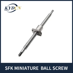 KYDCN SFK1002/1004/1202/1402/1602 C7 100/150/200/250/300/350/400/450/500/550MM with SFK ball nut+ end machined for 3D printer